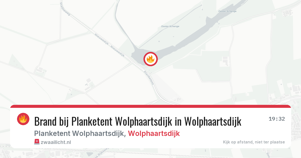 Brand bij Planketent Wolphaartsdijk in Wolphaartsdijk — 11 aug 2026