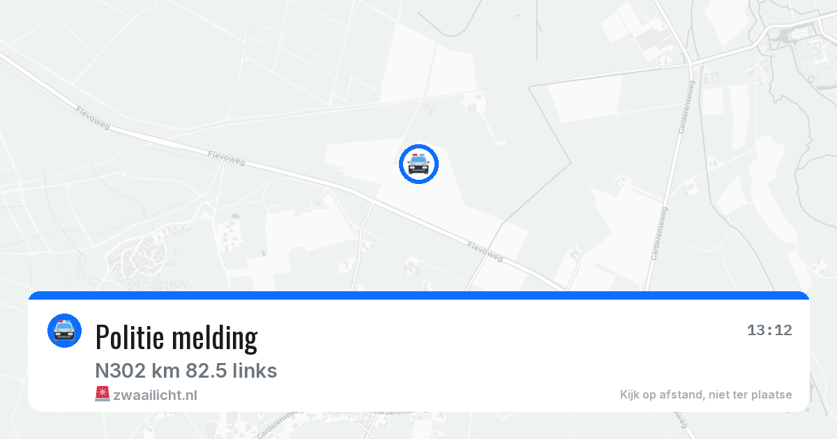 Politie melding — 21 jun 2026