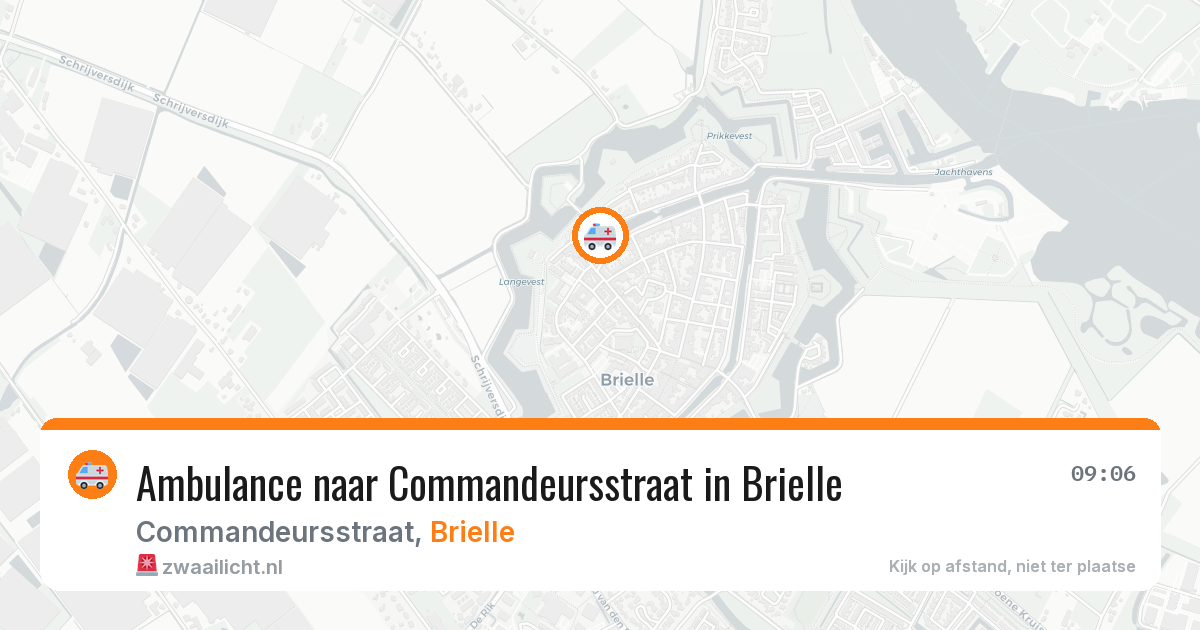 Ambulance naar Commandeursstraat in Brielle — 27 mei 2026
