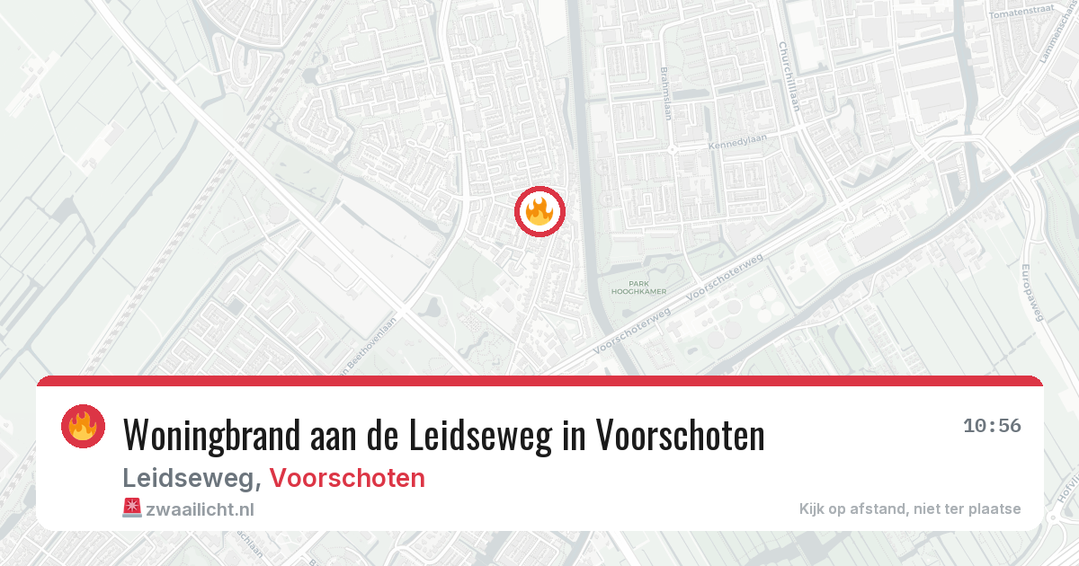 Woningbrand aan de Leidseweg in Voorschoten — 3 feb 2026