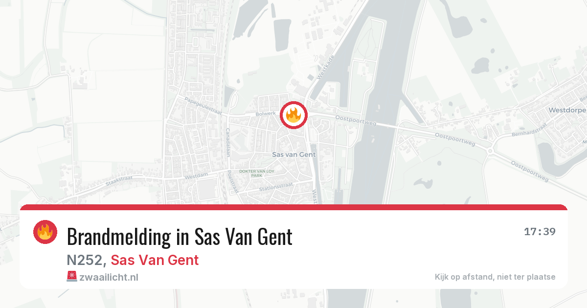 Brandmelding in Sas Van Gent — 1 jul 2026