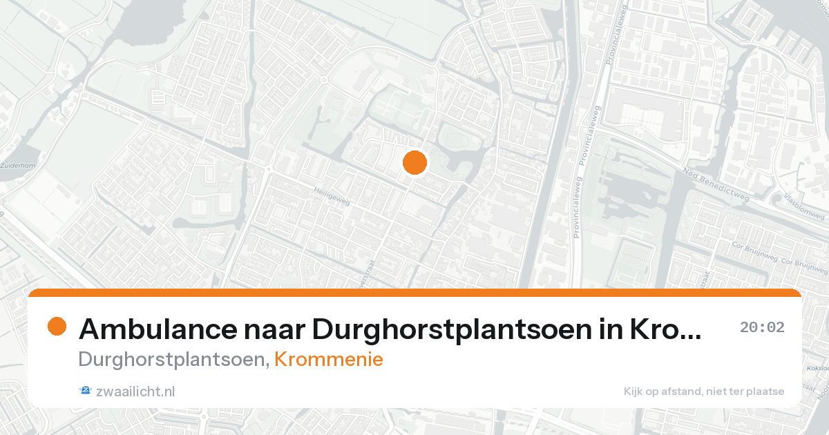Ambulance naar Durghorstplantsoen in Krommenie — 7 feb 2026