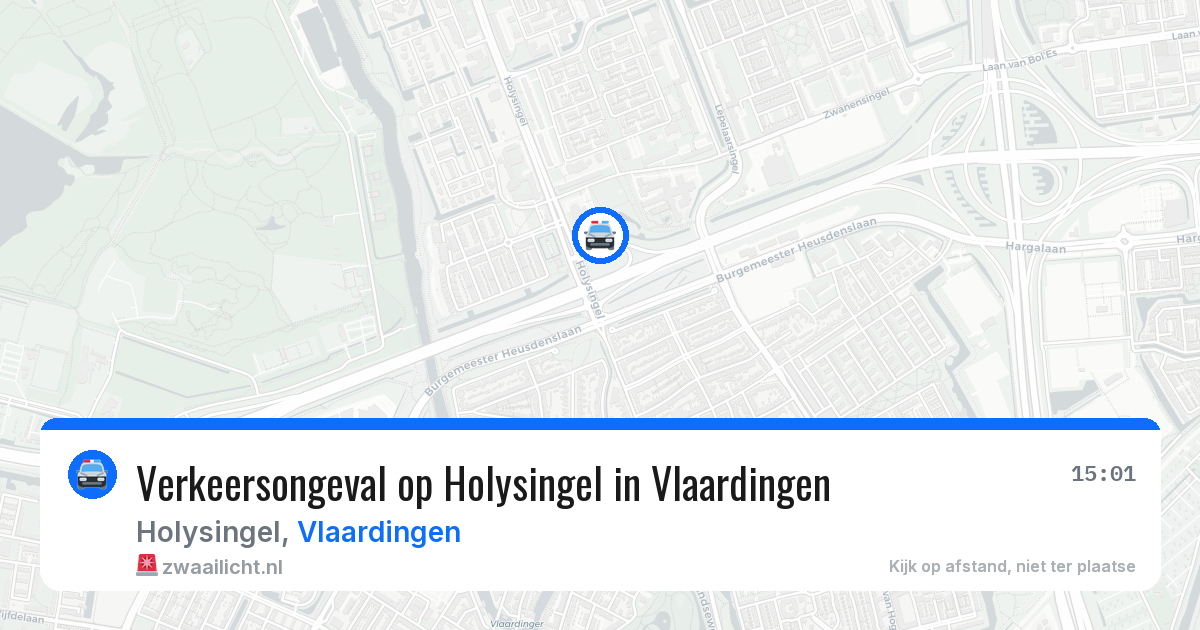 Verkeersongeval op Holysingel in Vlaardingen — 6 apr 2026