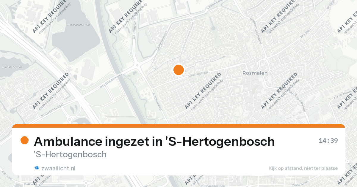Ambulance ingezet in 'S-Hertogenbosch — 26 aug 2026