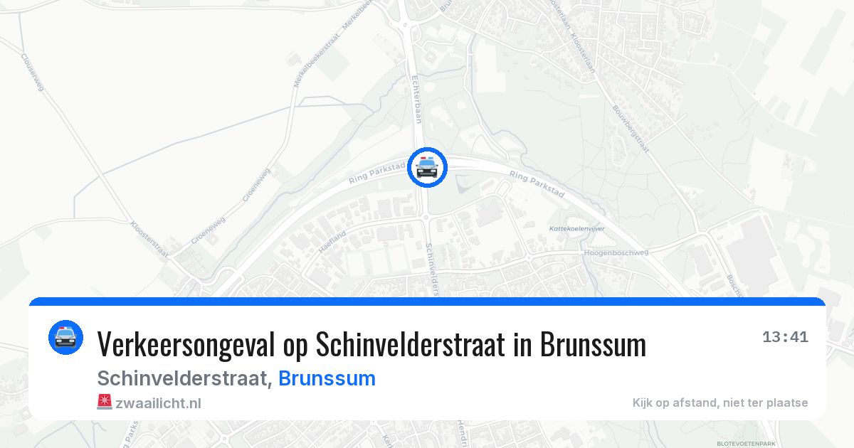 Verkeersongeval op Schinvelderstraat in Brunssum — 13 mei 2026