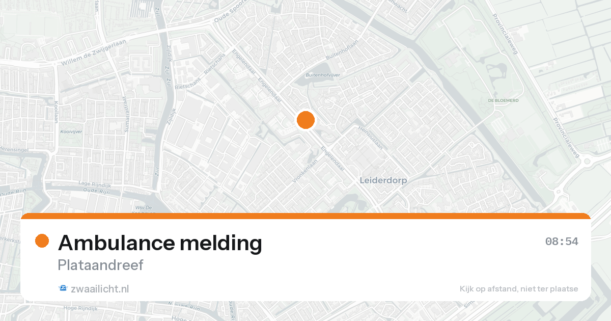 Ambulance melding — 31 jan 2026