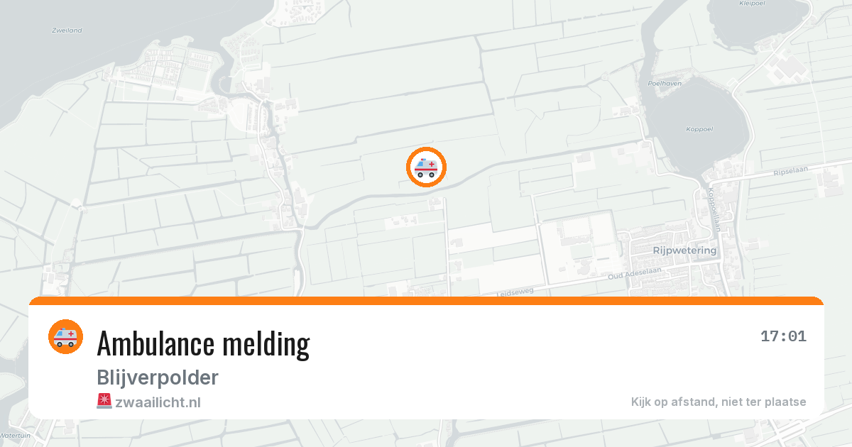 Ambulance melding — 3 jul 2026