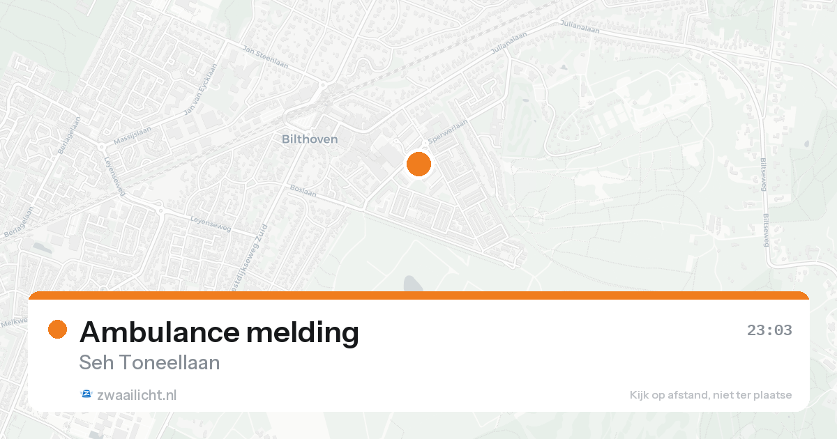 Ambulance melding — 7 feb 2026