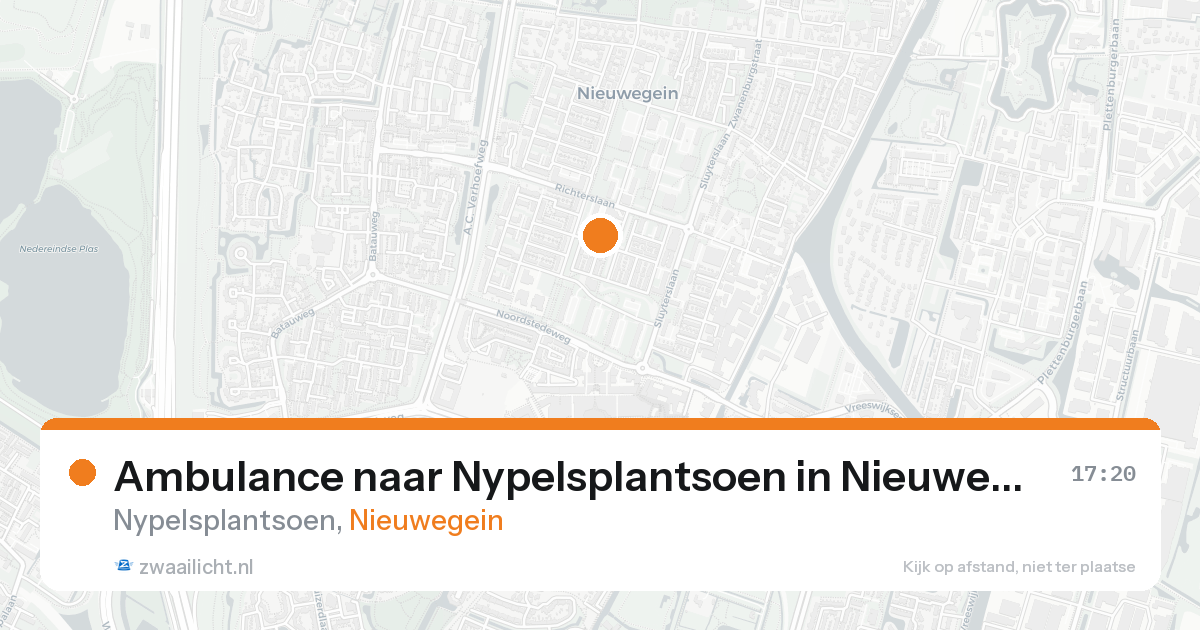 Ambulance naar Nypelsplantsoen in Nieuwegein — 17 aug 2026