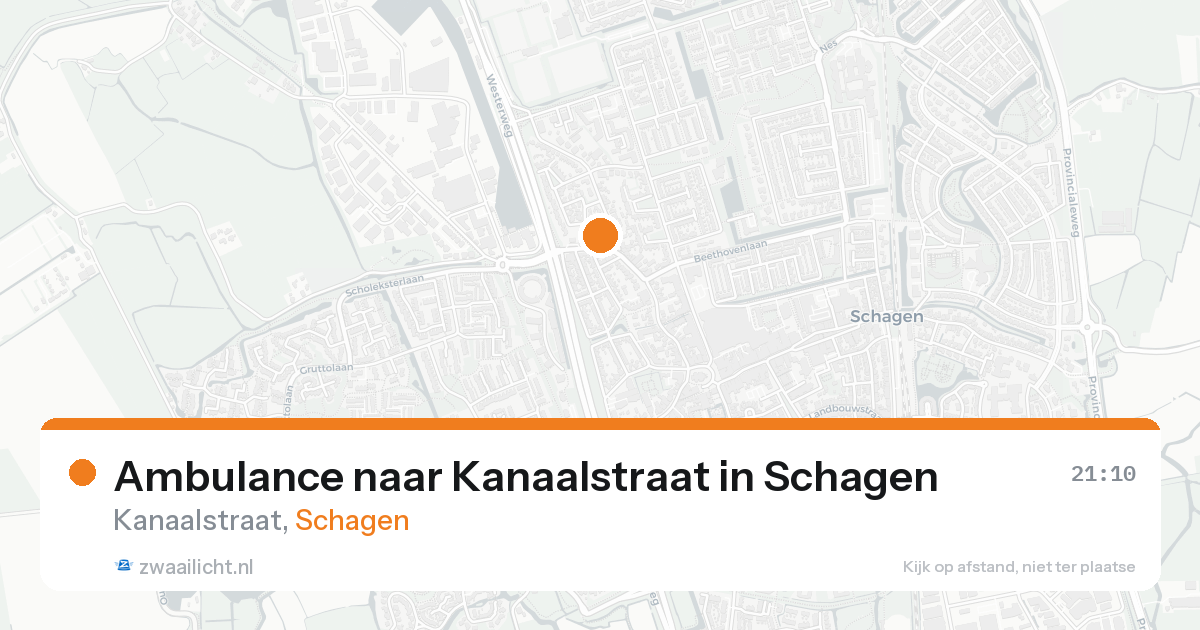 Ambulance naar Kanaalstraat in Schagen — 31 jan 2026
