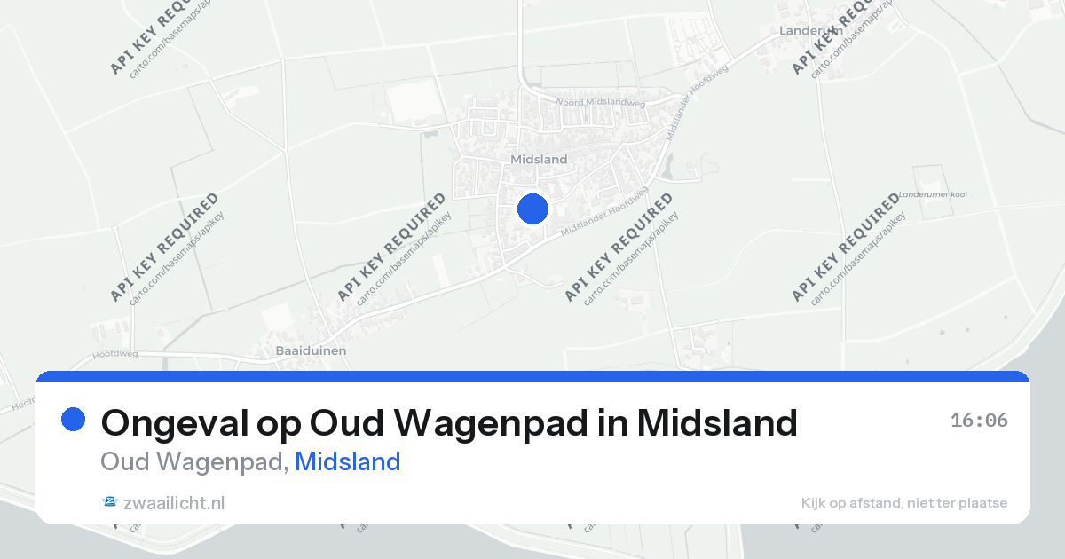 Ongeval op Oud Wagenpad in Midsland — 19 aug 2026