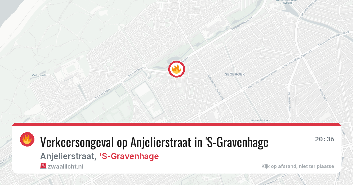 Verkeersongeval op Anjelierstraat in 'S-Gravenhage — 9 jun 2026