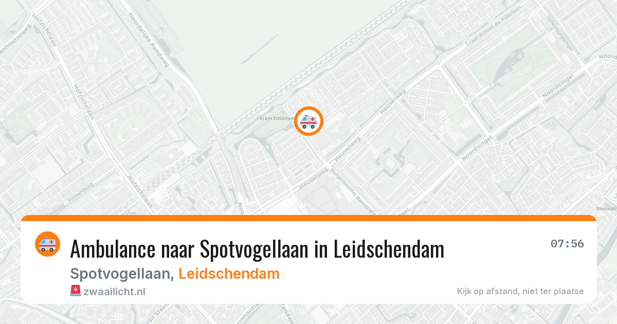 Ambulance naar Spotvogellaan in Leidschendam — 6 mei 2026