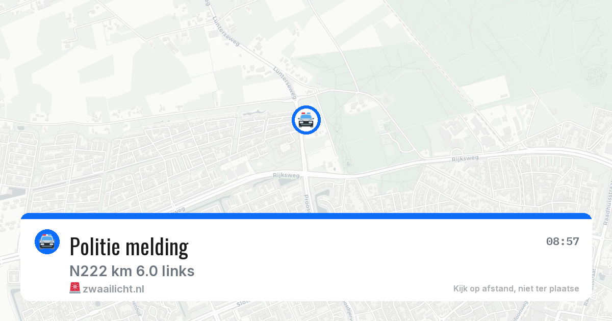 Politie melding — 25 apr 2026