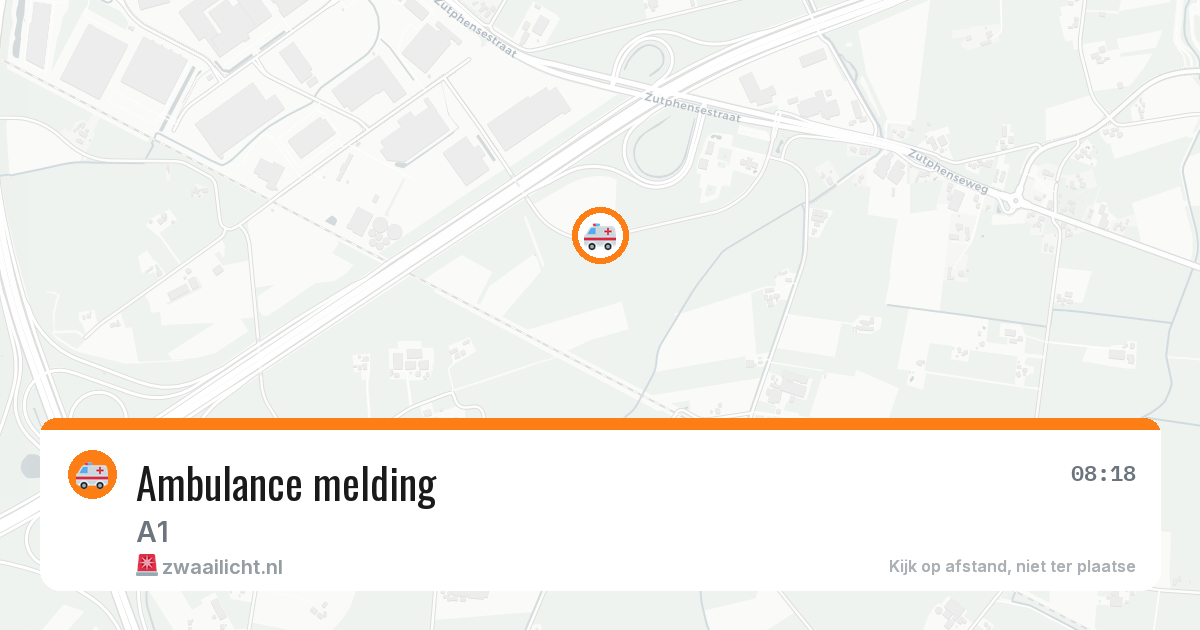 Ambulance melding — 16 jun 2026