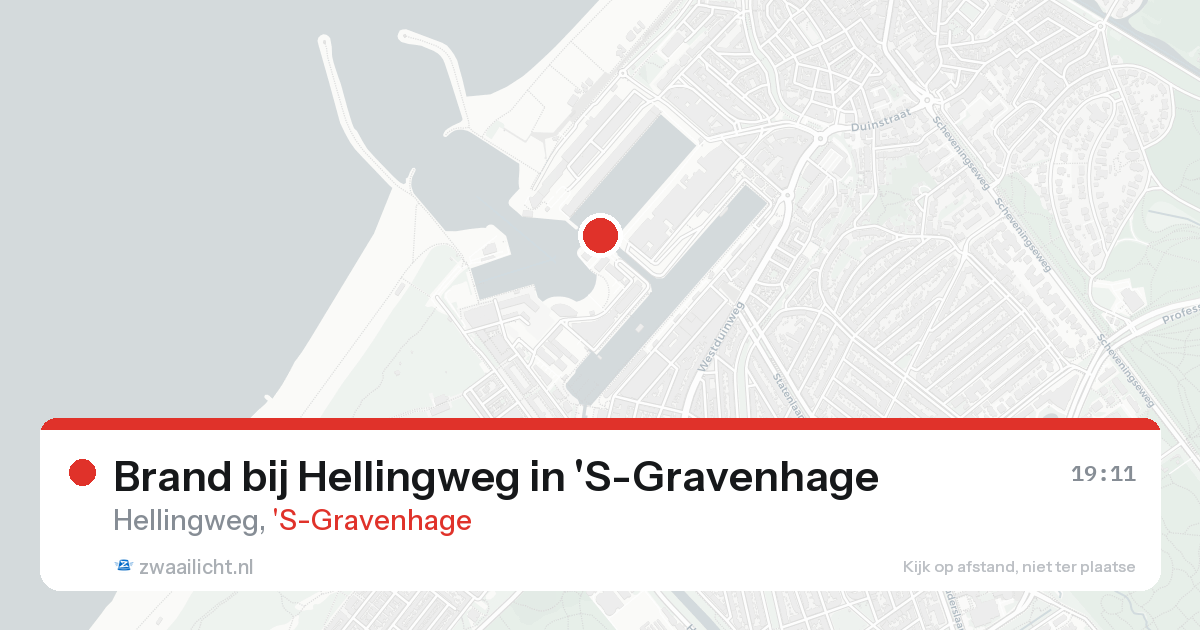 Brand bij Hellingweg in 'S-Gravenhage — 23 aug 2026