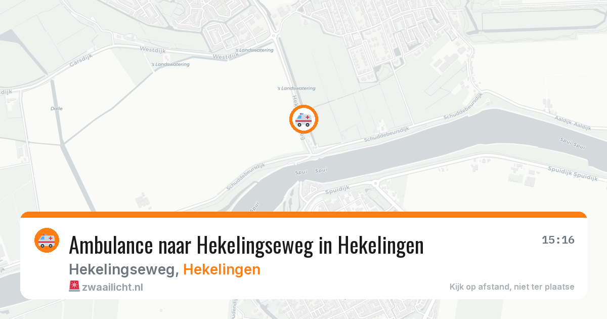 Ambulance naar Hekelingseweg in Hekelingen — 12 mei 2026