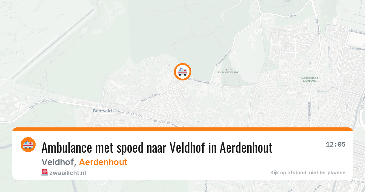 Ambulance met spoed naar Veldhof in Aerdenhout — 19 jan 2026