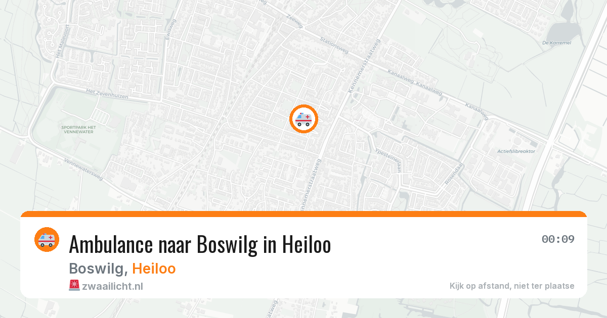 Ambulance naar Boswilg in Heiloo — 17 mrt 2026