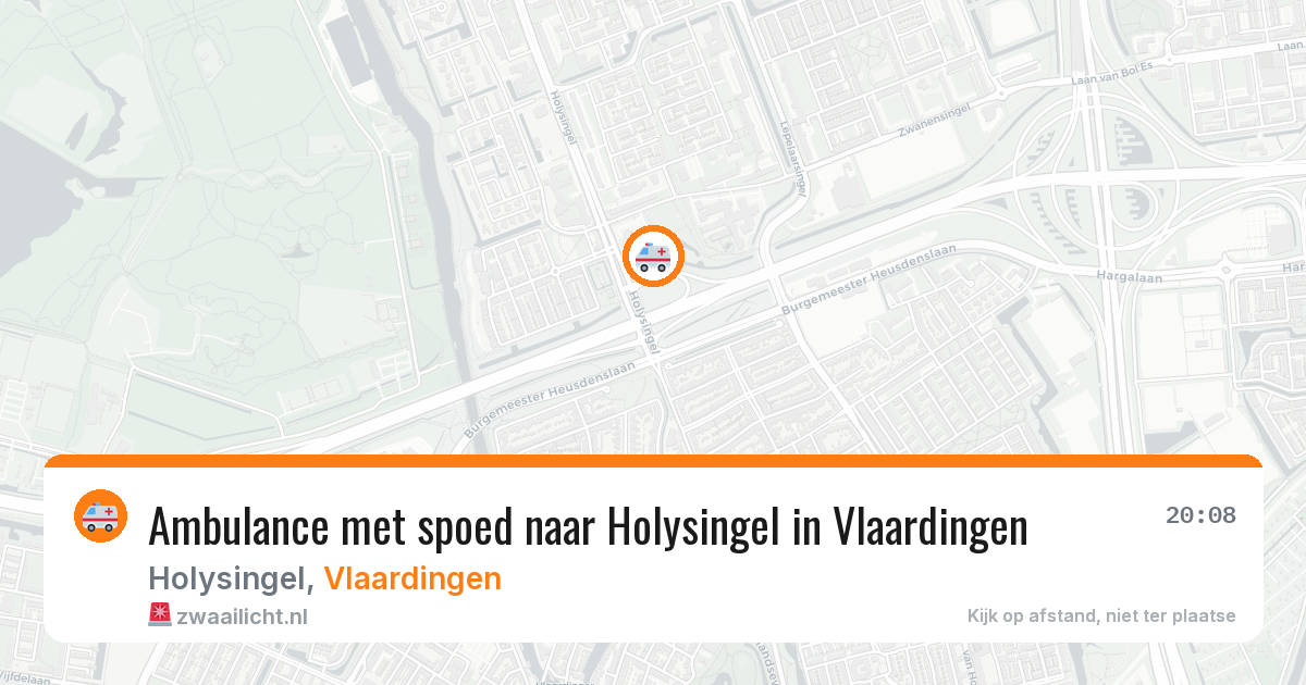 Ambulance met spoed naar Holysingel in Vlaardingen — 13 mei 2026