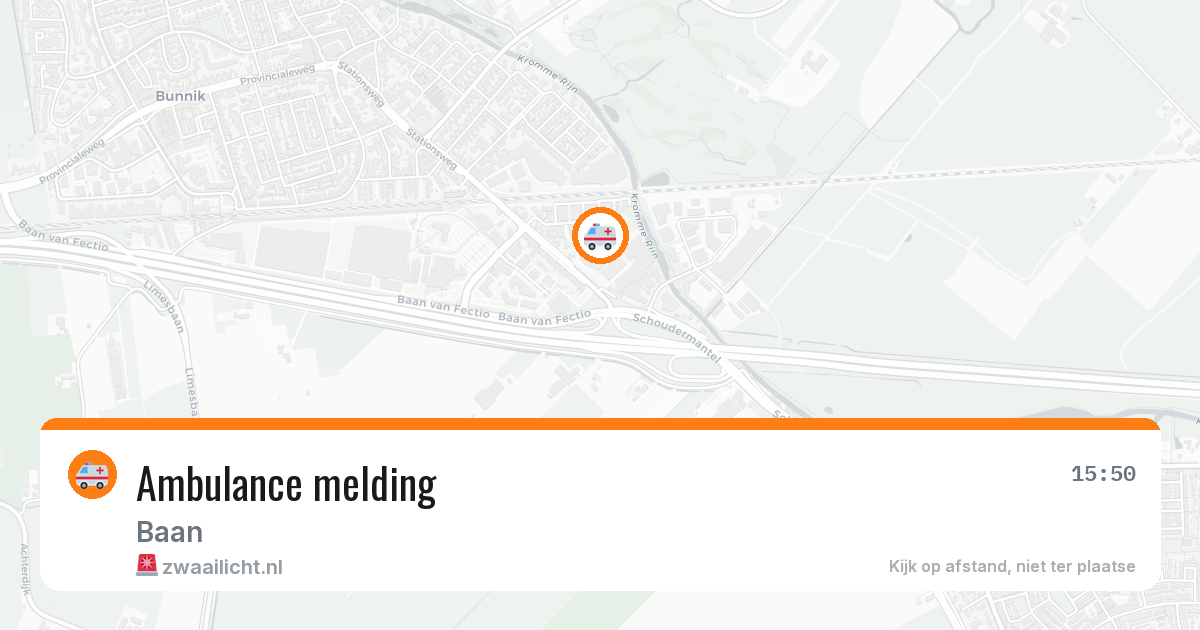 Ambulance melding — 28 mei 2026