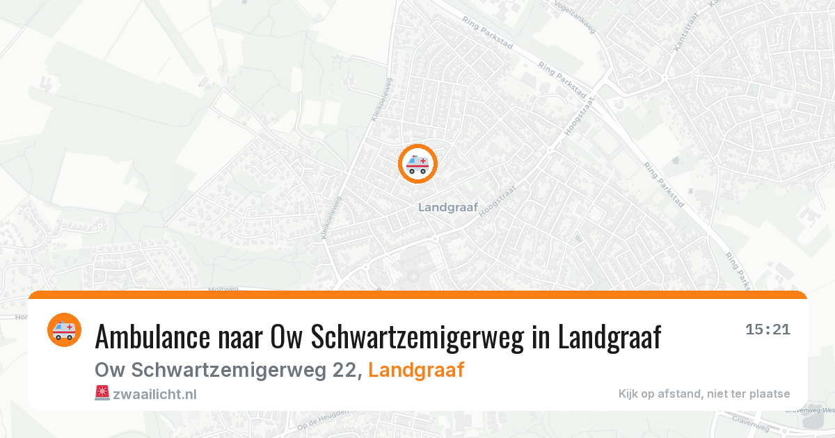Ambulance naar Ow Schwartzemigerweg in Landgraaf — 21 jun 2026