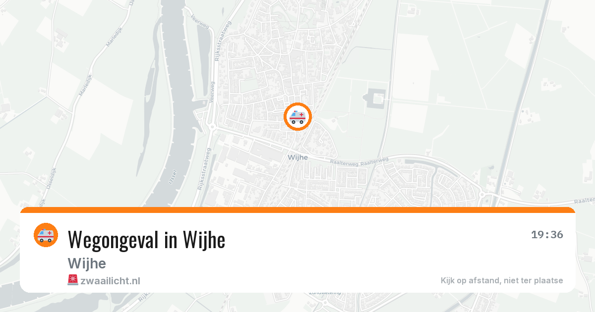 Wegongeval in Wijhe — 4 apr 2026