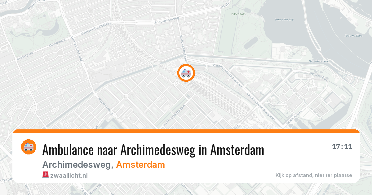 Ambulance naar Archimedesweg in Amsterdam — 4 apr 2026