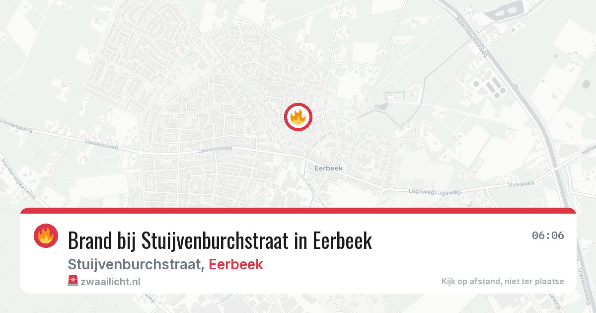 Brand bij Stuijvenburchstraat in Eerbeek — 28 jun 2026