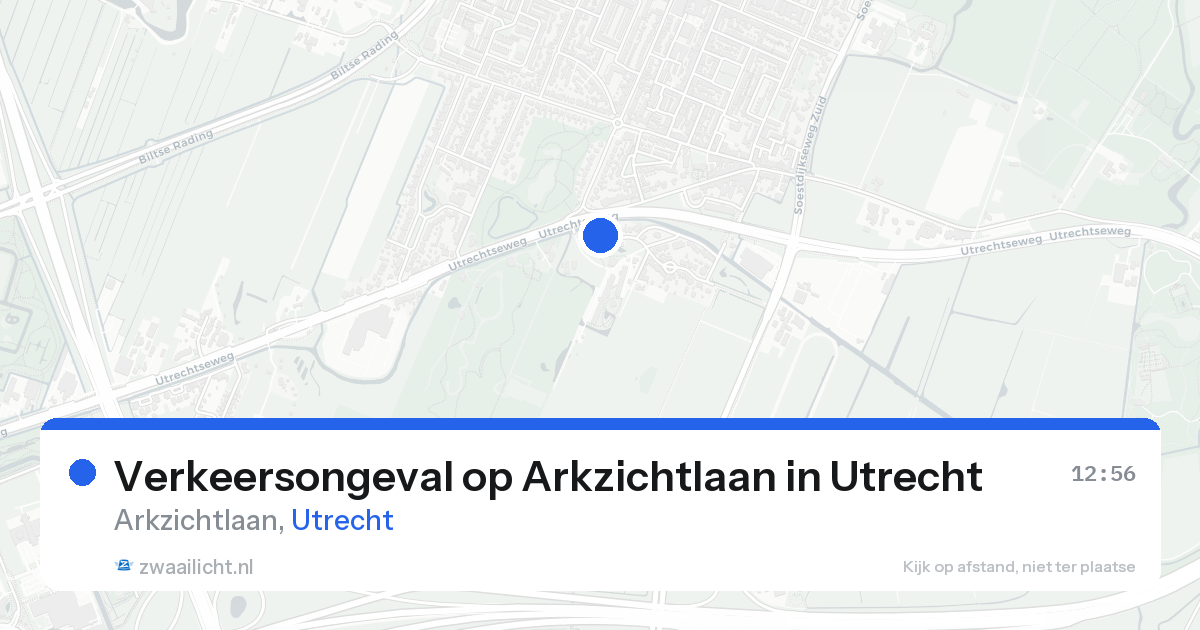 Verkeersongeval op Arkzichtlaan in Utrecht — 19 jun 2026