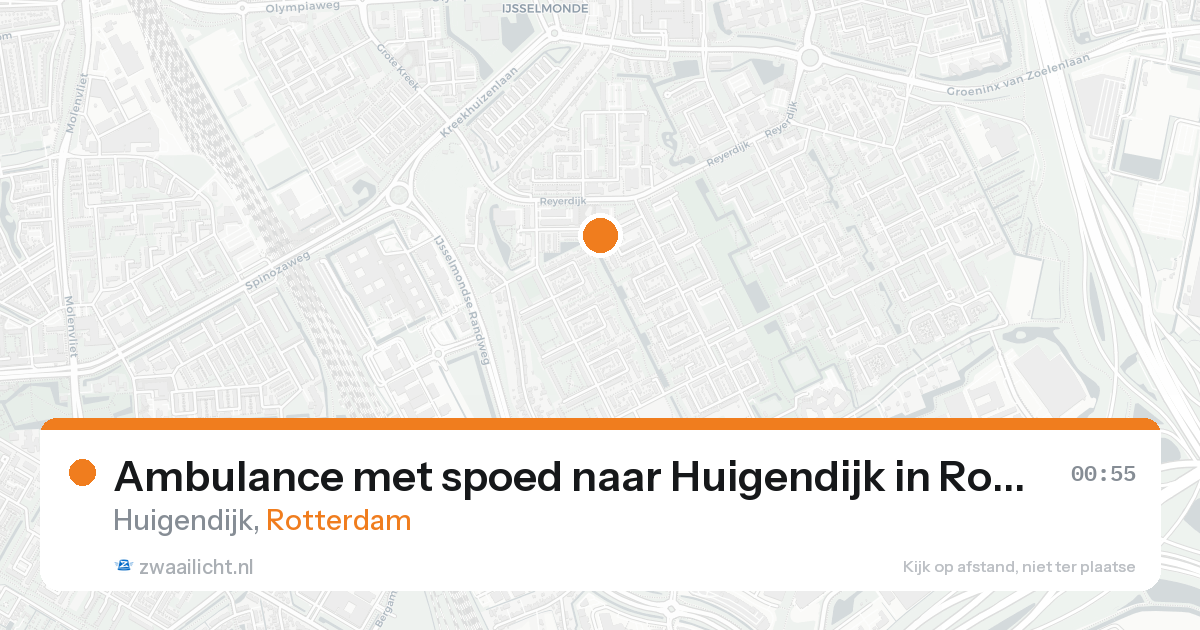 Ambulance met spoed naar Huigendijk in Rotterdam — 7 feb 2026