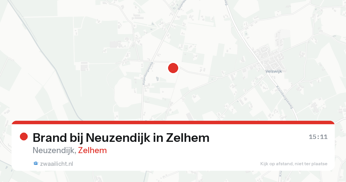 Brand bij Neuzendijk in Zelhem — 24 aug 2026