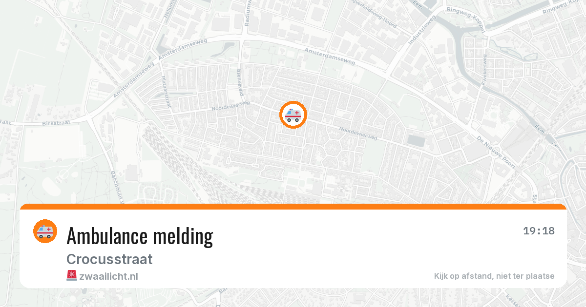 Ambulance melding — 4 jun 2026