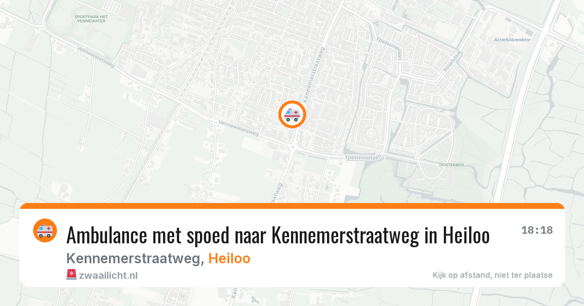 Ambulance met spoed naar Kennemerstraatweg in Heiloo — 8 feb 2026