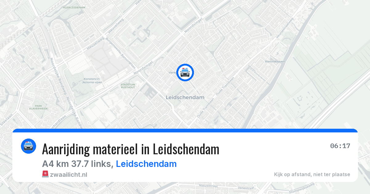 Aanrijding materieel in Leidschendam — 8 jul 2026