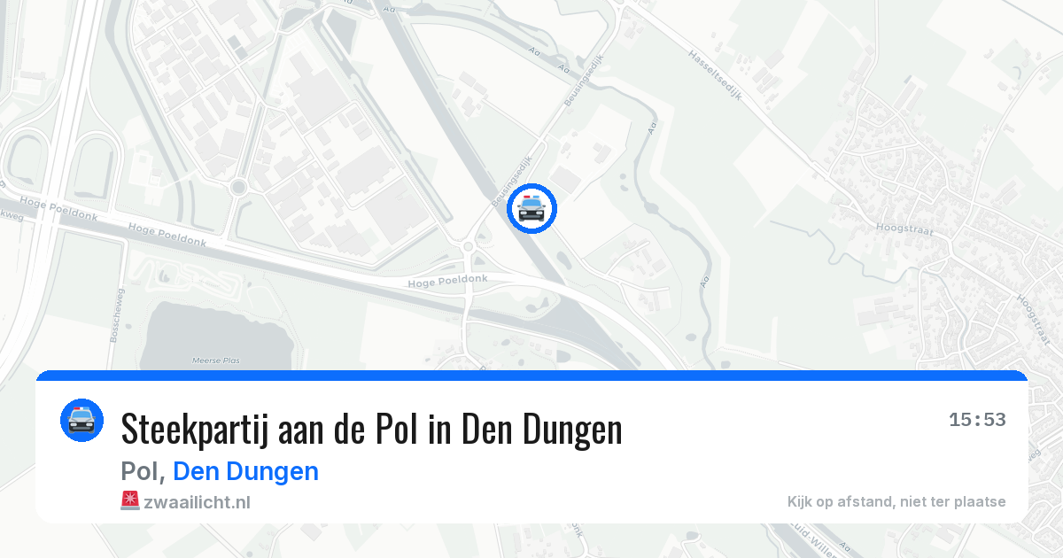 Steekpartij aan de Pol in Den Dungen — 14 mrt 2026
