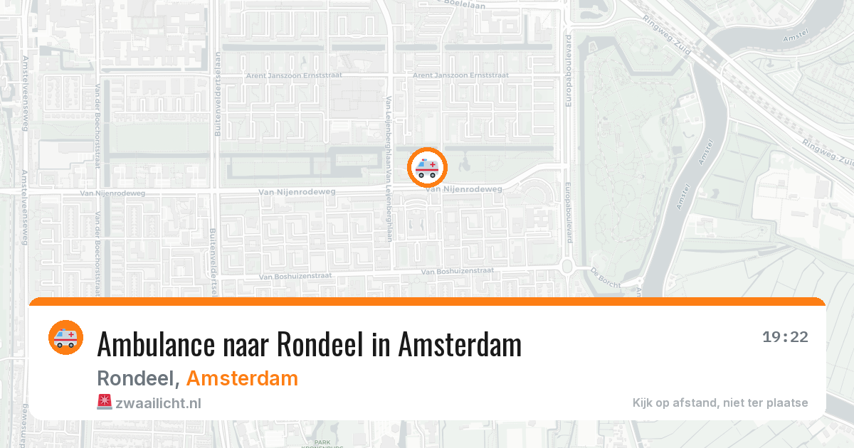 Ambulance naar Rondeel in Amsterdam — 3 apr 2026