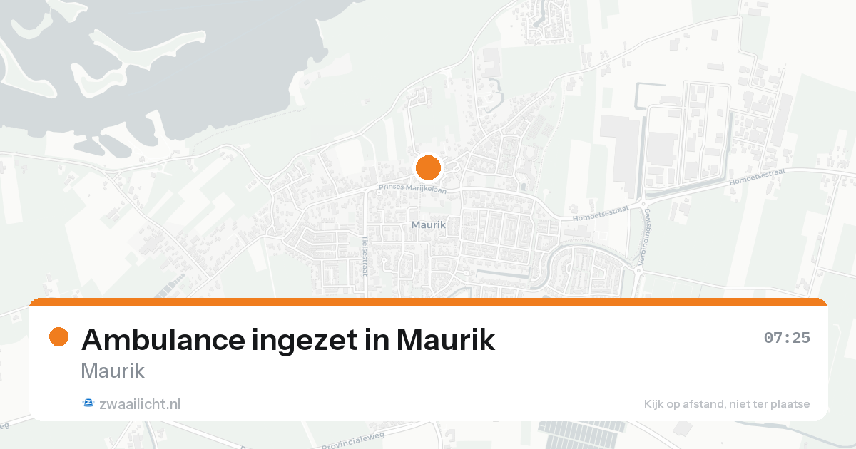 Ambulance ingezet in Maurik — 2 jul 2026