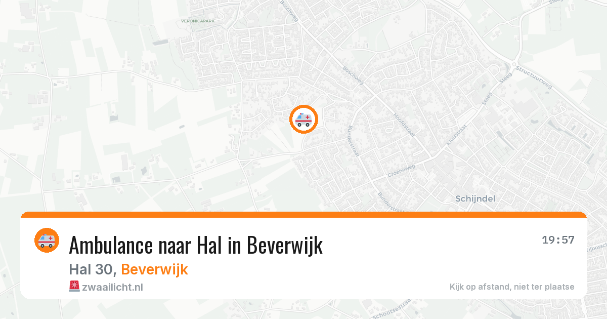 Ambulance naar Hal in Beverwijk — 8 aug 2026