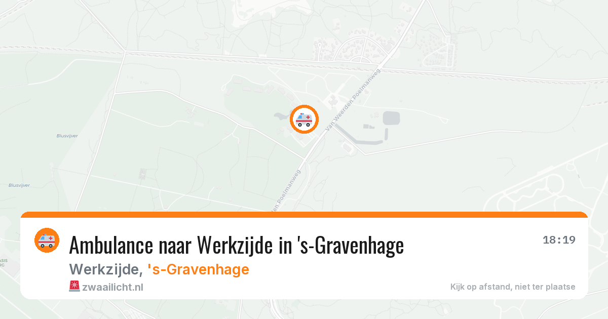 Ambulance naar Werkzijde in 's-Gravenhage — 25 mrt 2026