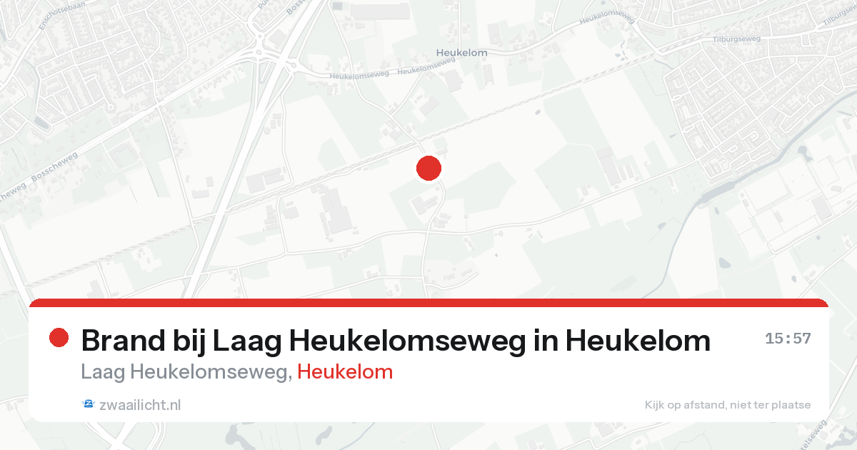 Brand bij Laag Heukelomseweg in Heukelom — 11 aug 2026
