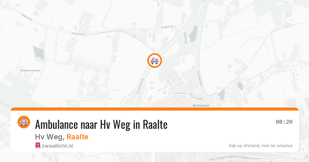 Ambulance naar Hv Weg in Raalte — 29 jan 2026