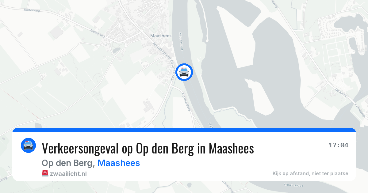 Verkeersongeval op Op den Berg in Maashees — 16 mei 2026