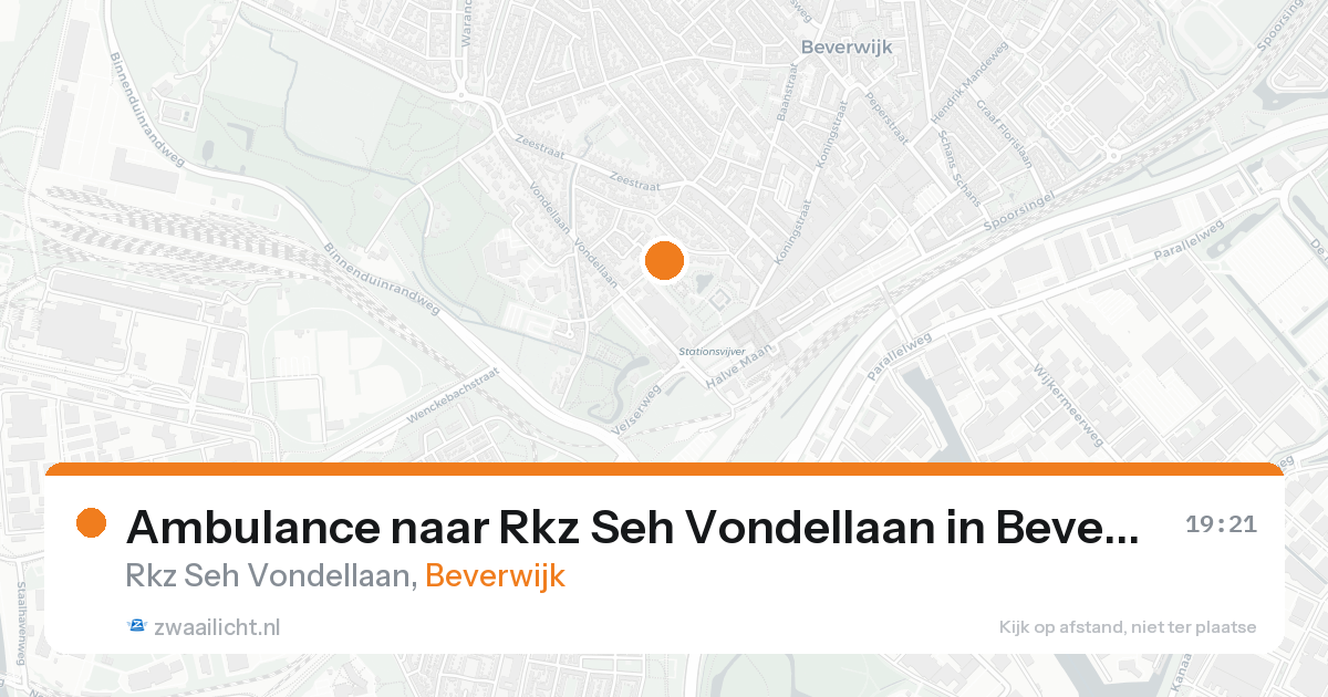 Ambulance naar Rkz Seh Vondellaan in Beverwijk — 30 jan 2026