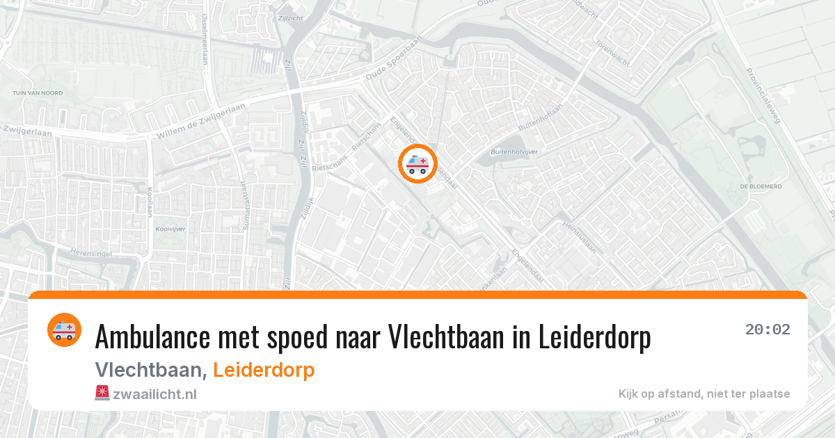 Ambulance met spoed naar Vlechtbaan in Leiderdorp — 29 apr 2026