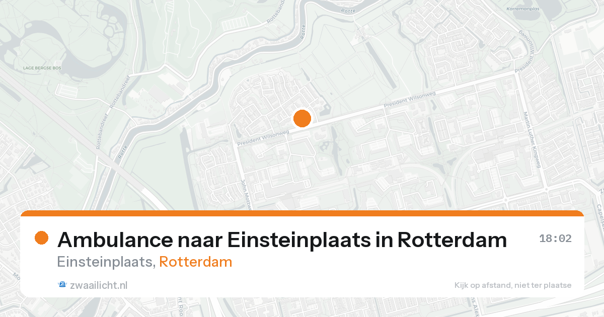 Ambulance naar Einsteinplaats in Rotterdam — 30 jan 2026