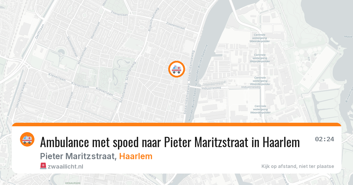 Ambulance met spoed naar Pieter Maritzstraat in Haarlem — 17 jan 2026