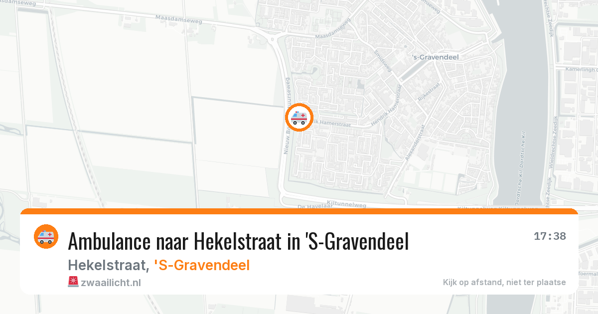 Ambulance naar Hekelstraat in 'S-Gravendeel — 10 jun 2026
