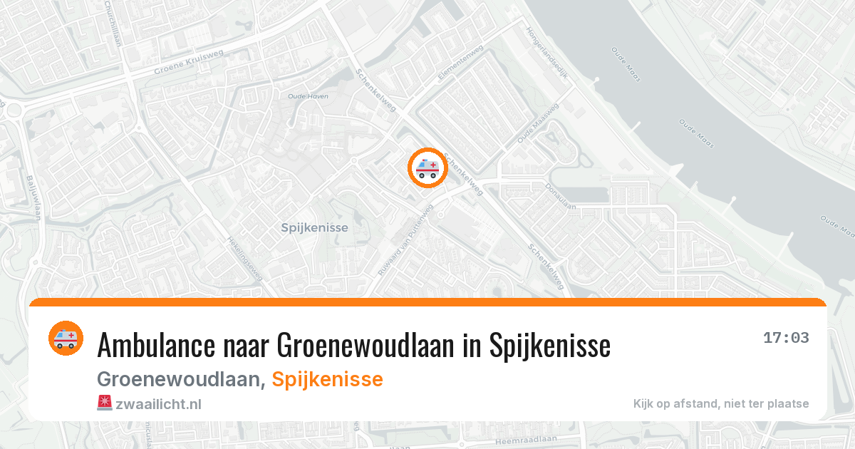 Ambulance naar Groenewoudlaan in Spijkenisse — 1 apr 2026