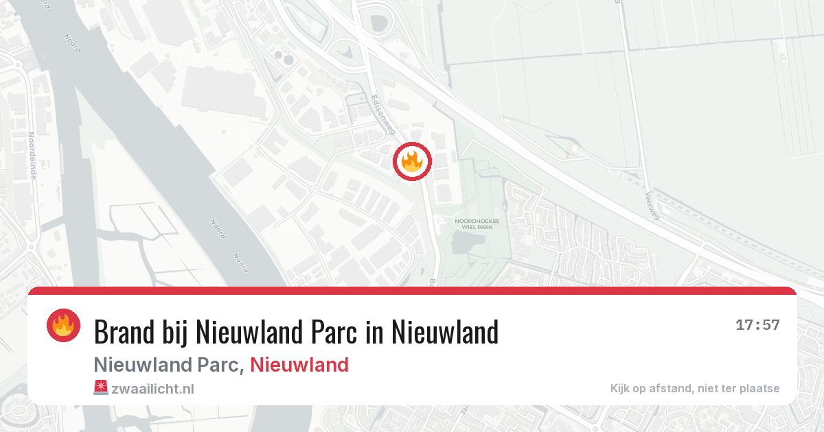 Brand bij Nieuwland Parc in Nieuwland — 28 jul 2026